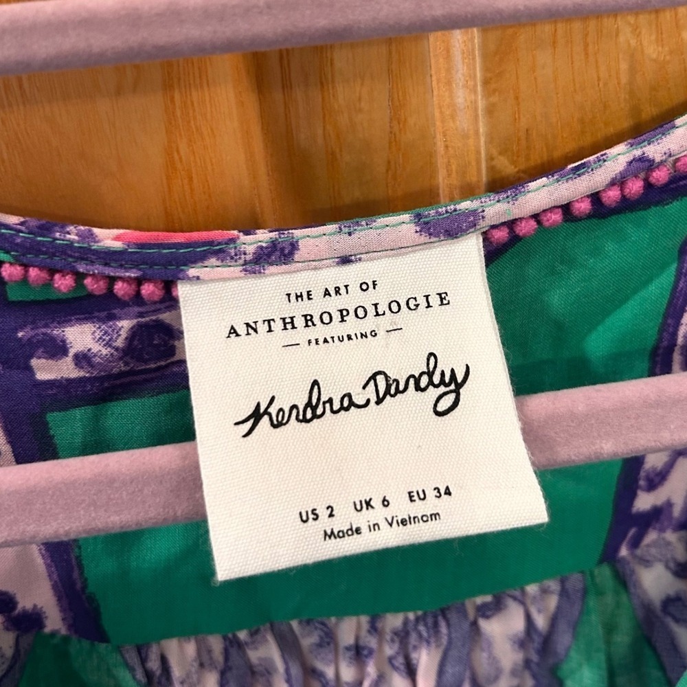 Art of Anthropologie Kendra Dandy Leopard Sunglasses Button Down Tie Top - Picture 8 of 9